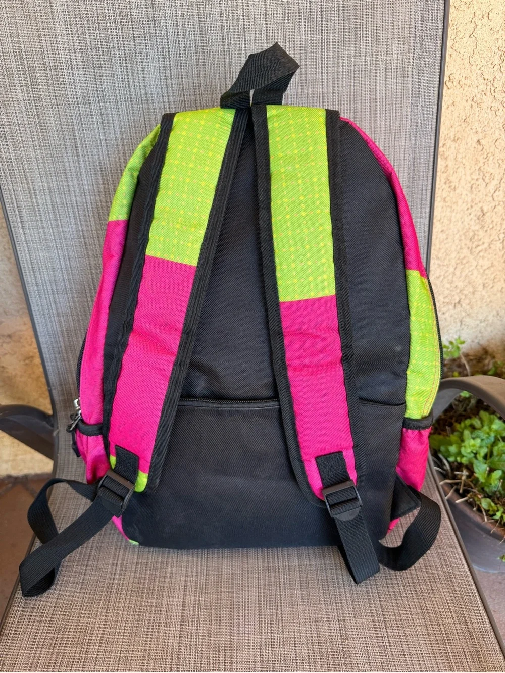 Unbranded Colorful Stitch Print Backpack